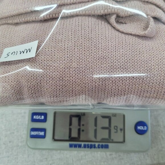 Dakini Sweater Women S Rose Pink Drawstring Cowlneck Long Sleeve Tunic Thumbhole - Picture 12 of 12